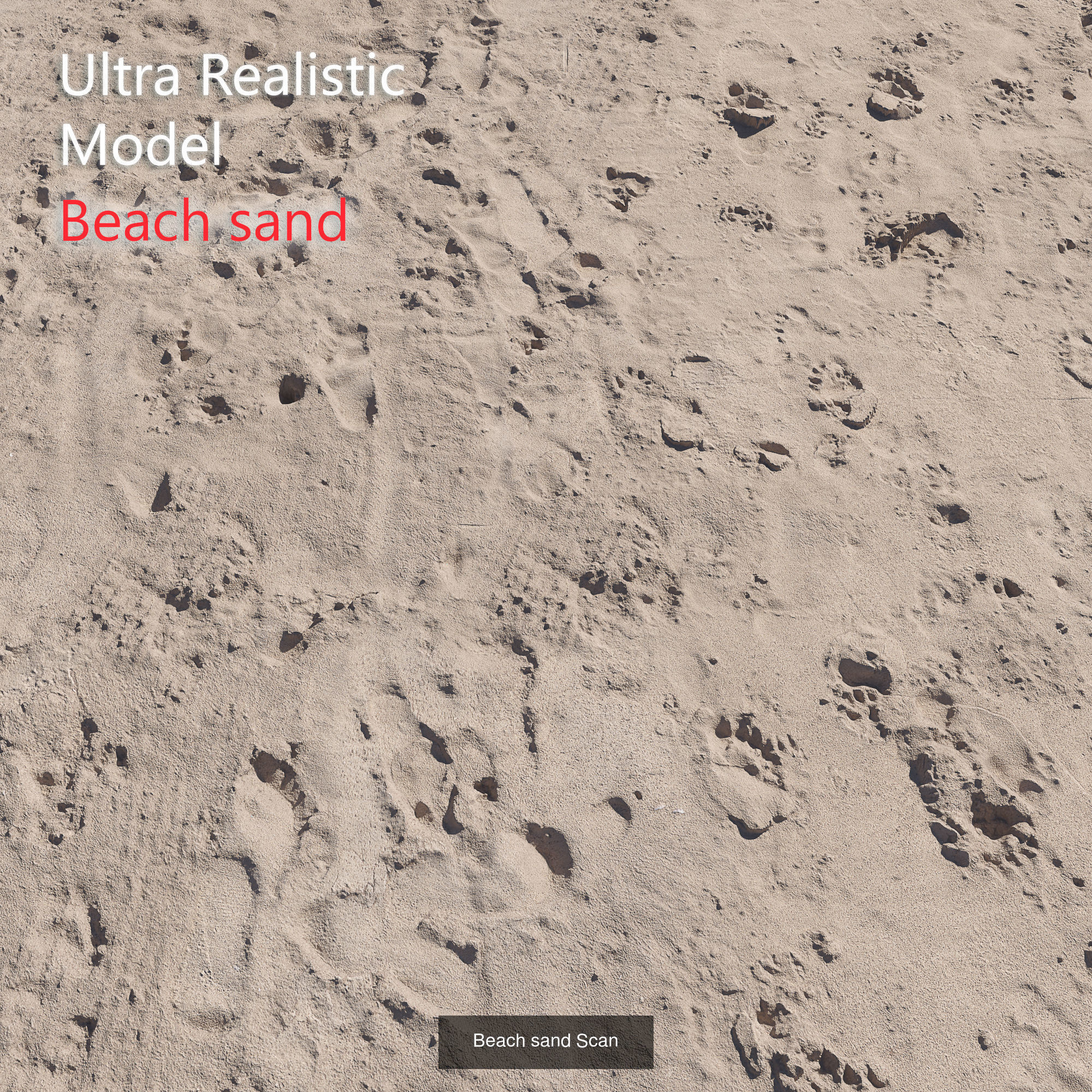 Ultra realistic Sand 3D Model Collection_5