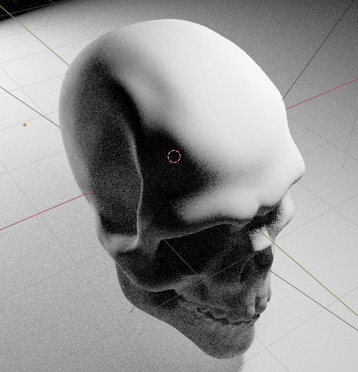 Anatomy Skull head 3D model_4