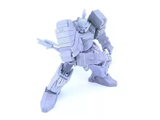 3D Printable Lightning Samurai Not  Thunder Megazord