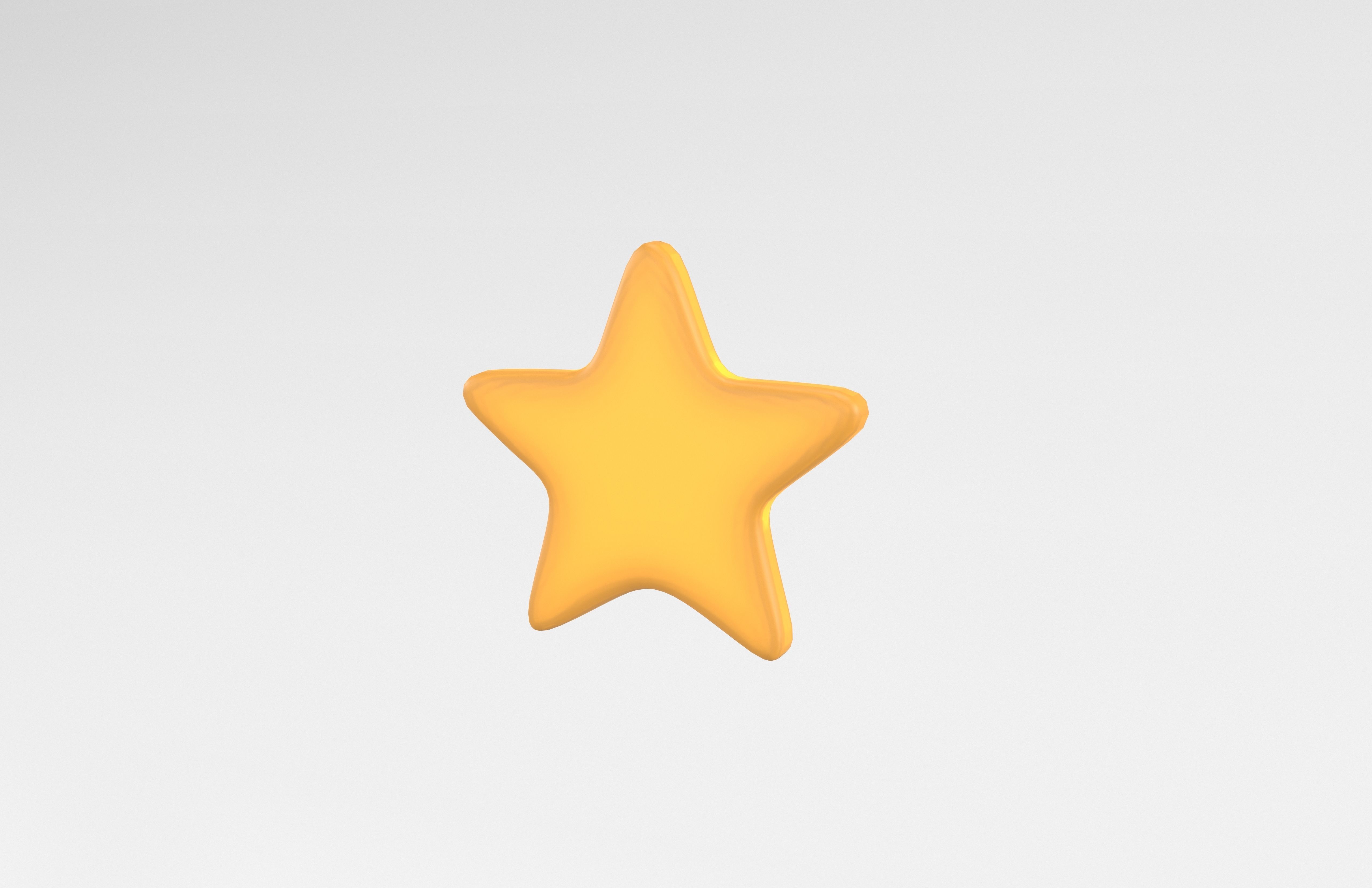 Star v1 001 Low-poly 3D model_2