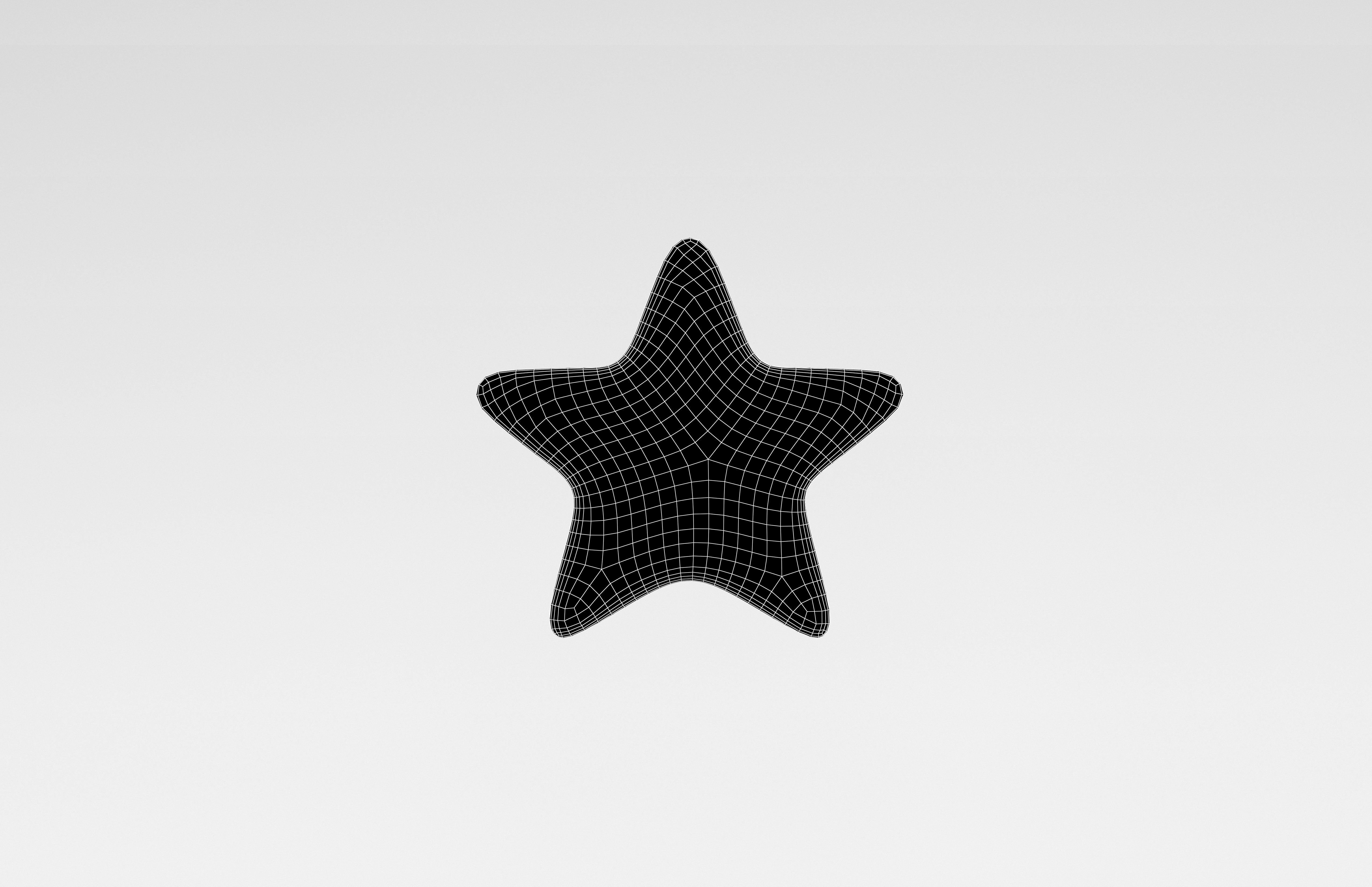 Star v1 001 Low-poly 3D model_5