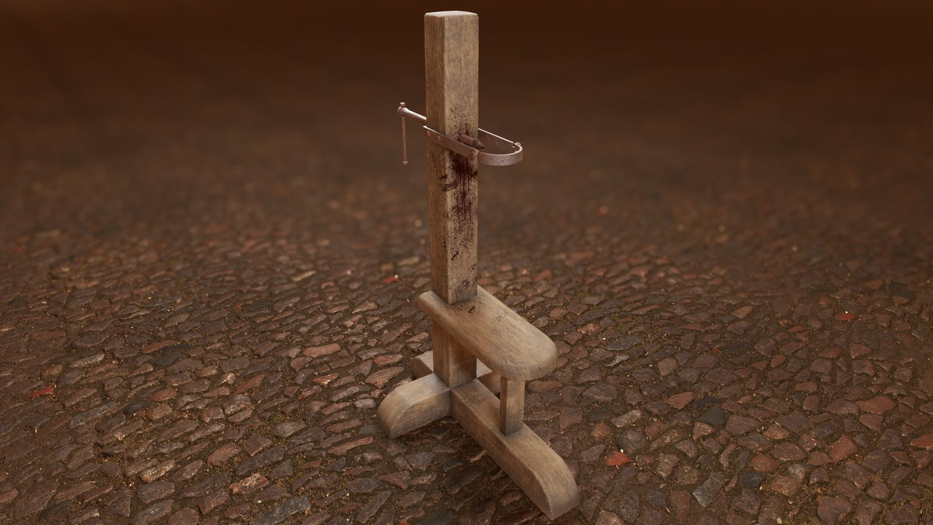 Inquisition - Garrote Low-poly 3D model_2