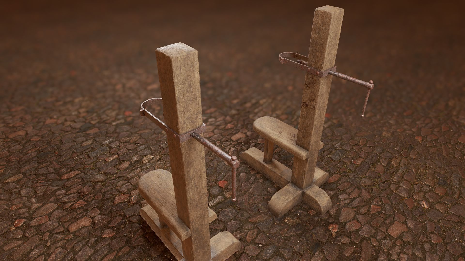 Inquisition - Garrote Low-poly 3D model_5