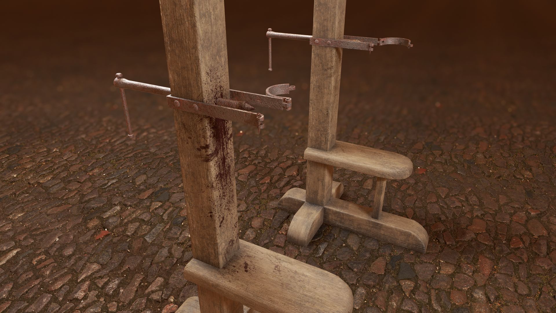 Inquisition - Garrote Low-poly 3D model_6