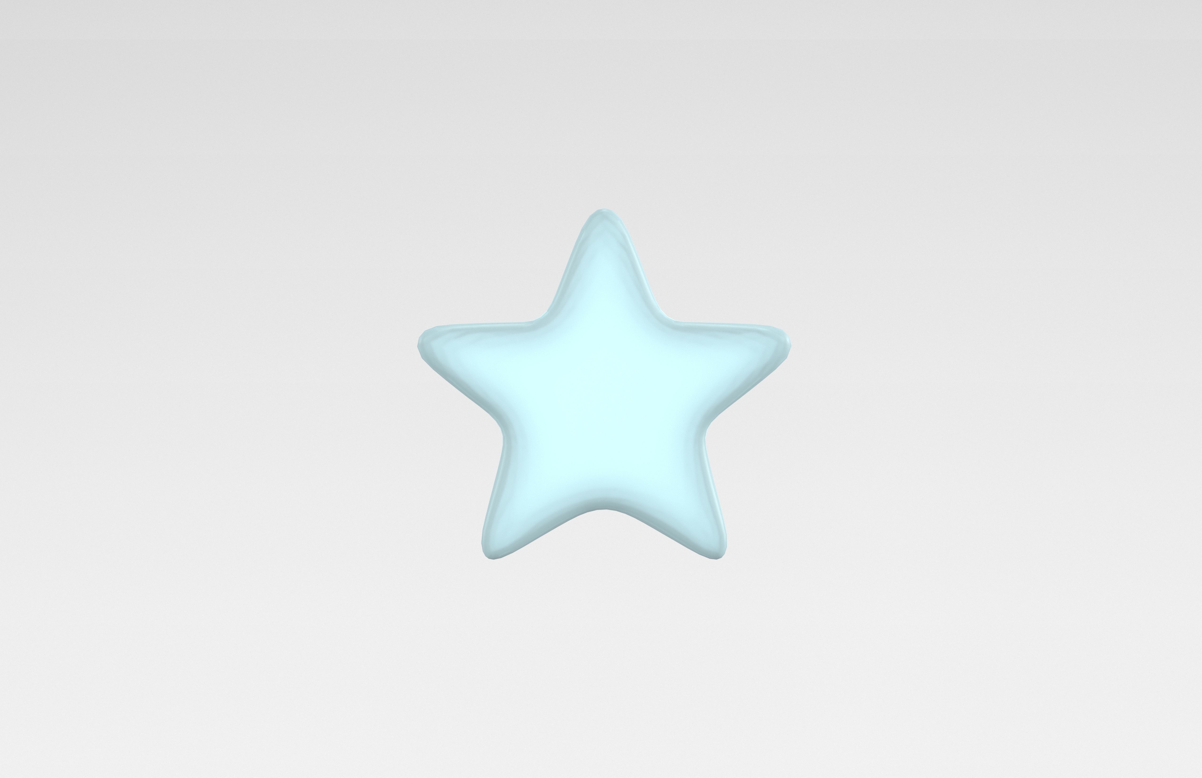 Star v1 004 Low-poly 3D model_1