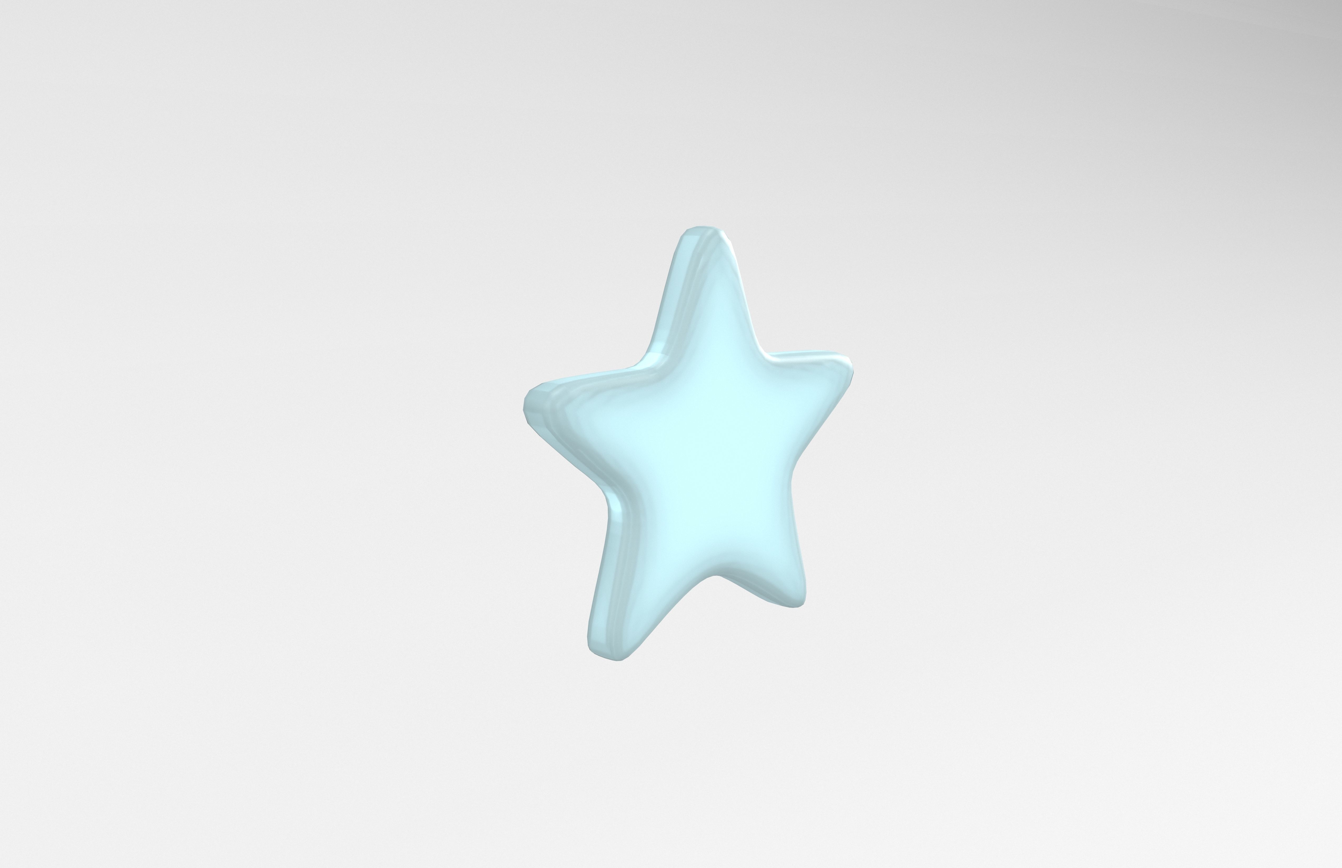 Star v1 004 Low-poly 3D model_2