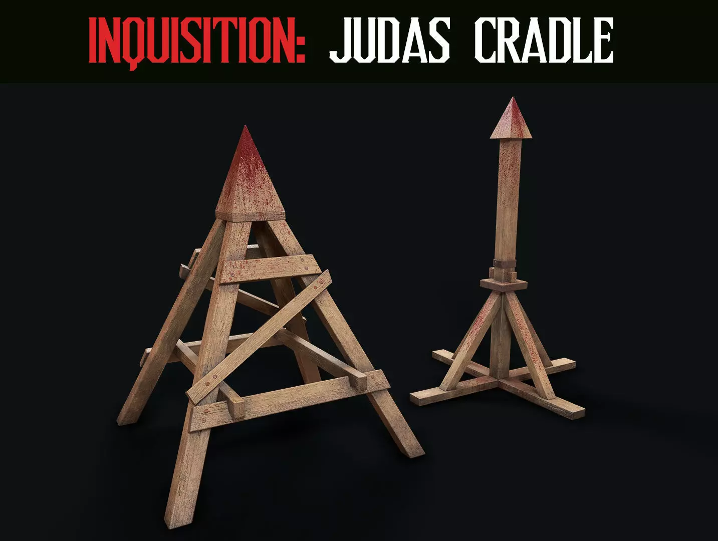Inquisition - Judas Cradle Low-poly 3D model