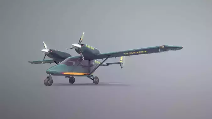 Accord-201 GreenYellow Livery Low-poly 3D model