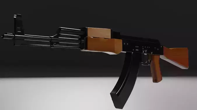AKM assault rifle 