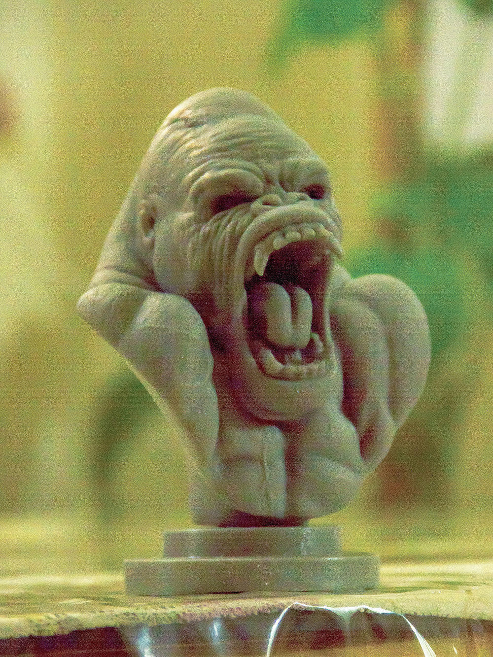 gorilla bust 3D print model_4