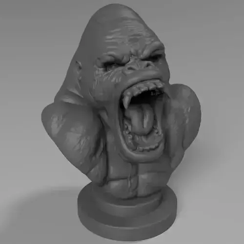 gorilla bust