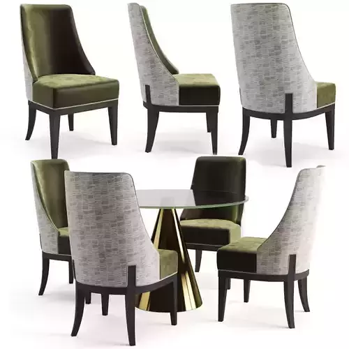 The Sofa and Chair Co Courtauld Chair And Dorchester Table