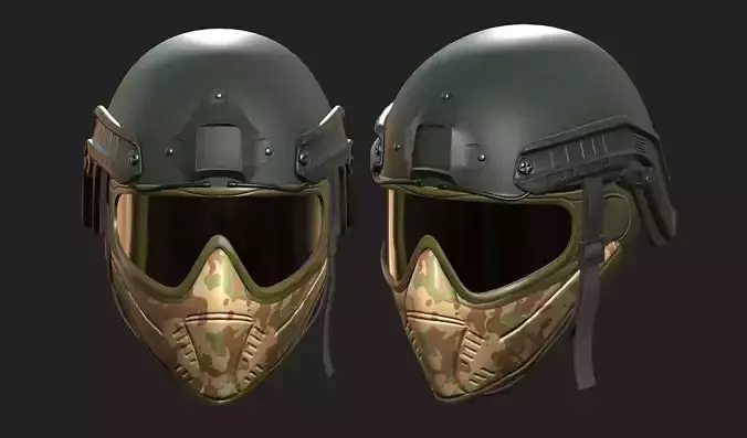 Helmet mask millitary combat soldier armor scifi fantasy 