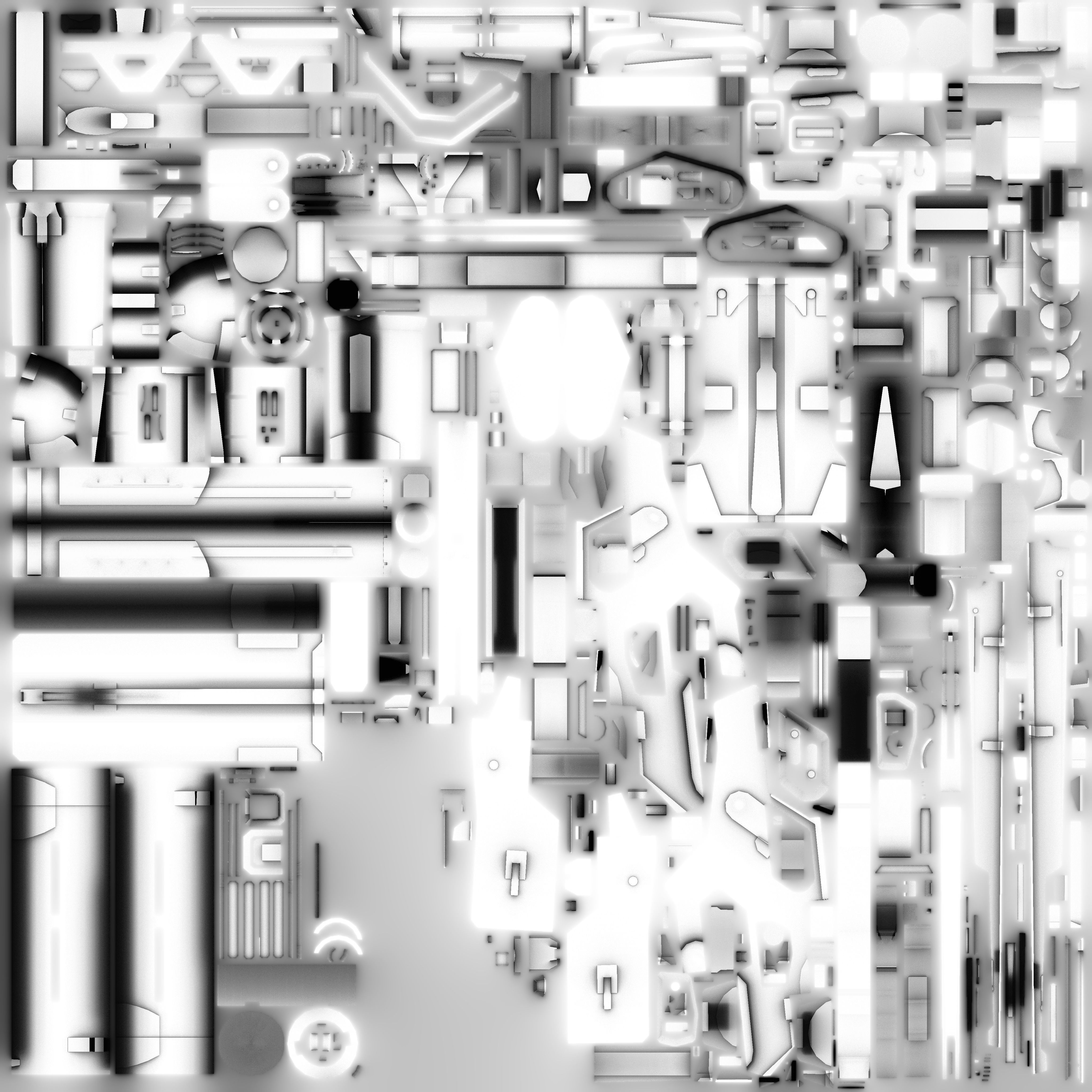 Low poly GUN Low-poly 3D model_1