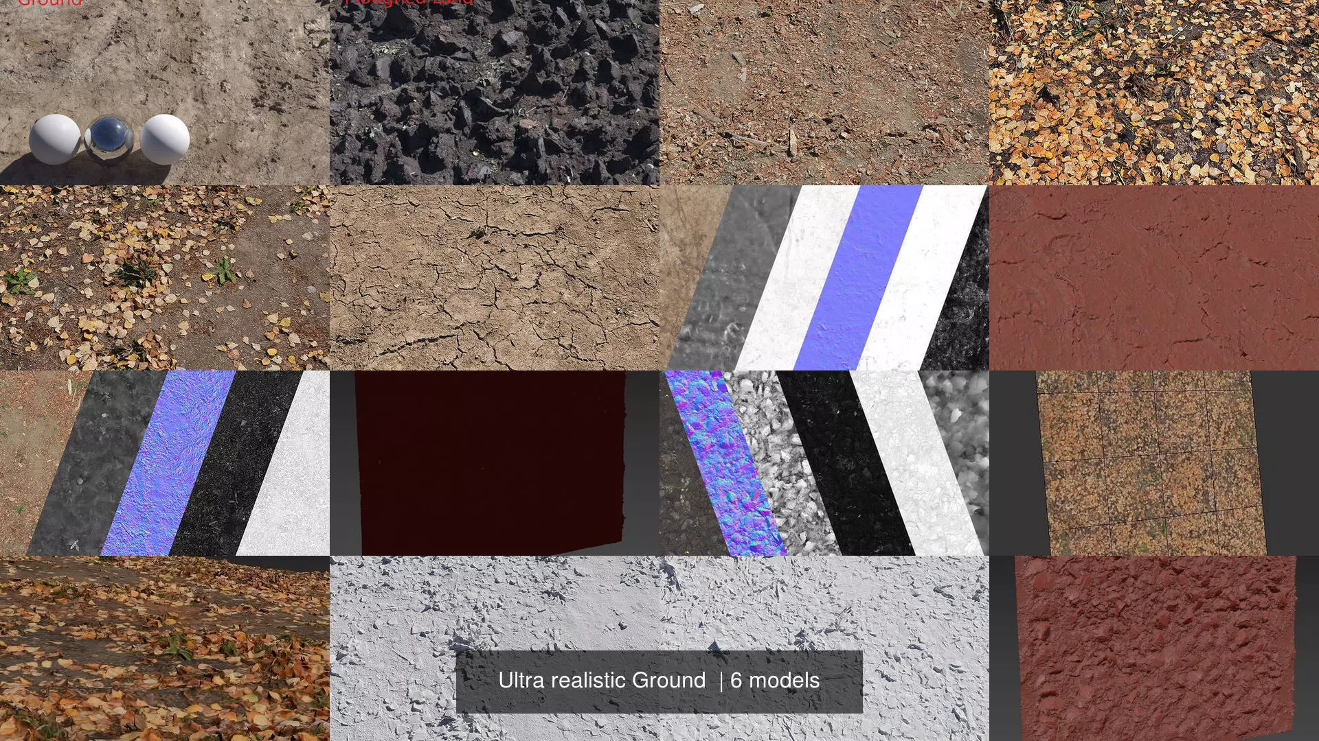 Ultra realistic Ground  3D Model Collection_1