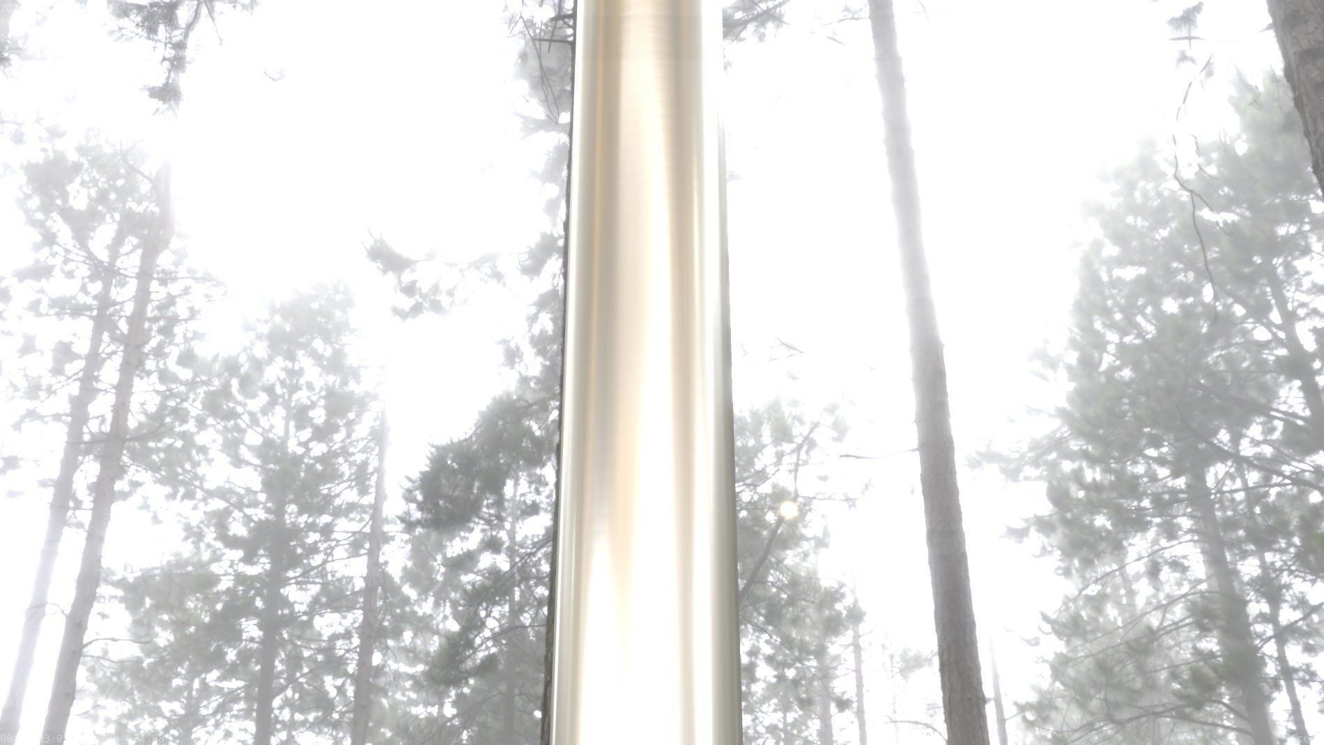 Street Light 10 Basic Low-Poly 180mm Low-poly 3D model_79