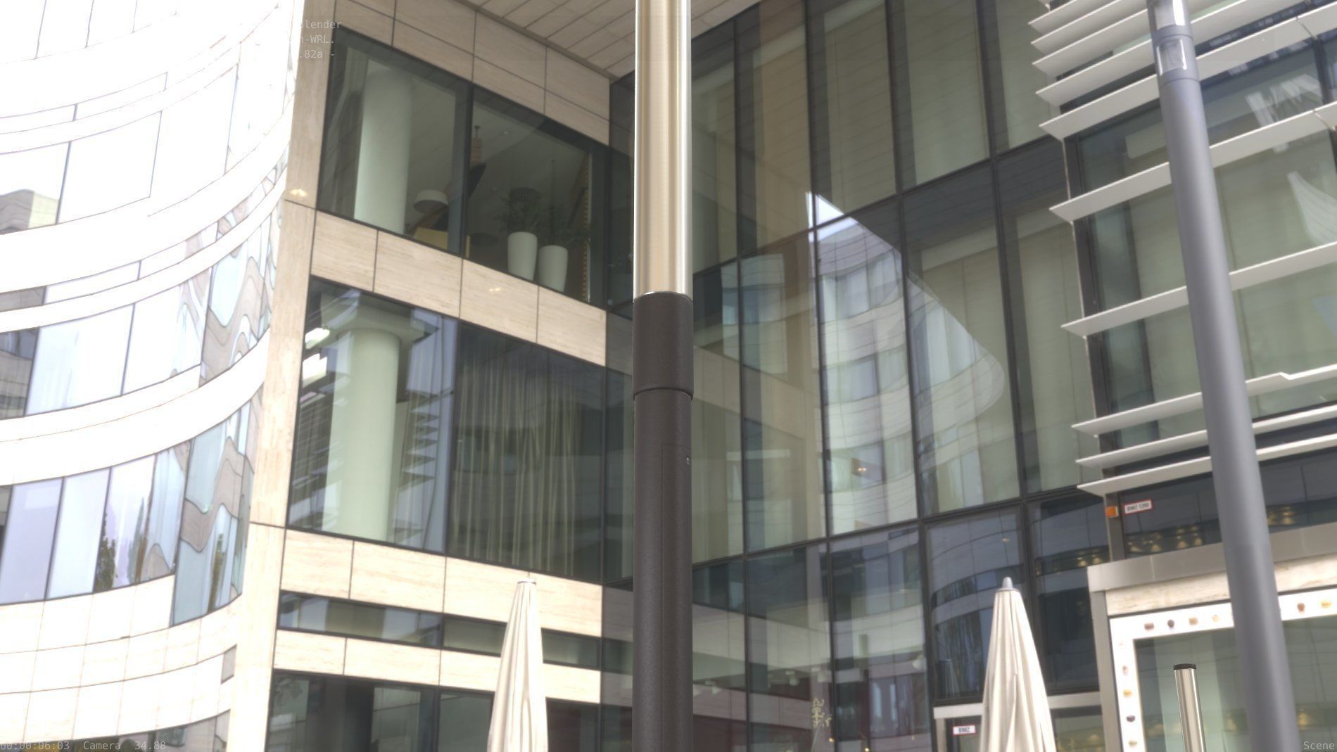 Street Light 10 Basic Low-Poly 315mm  Low-poly 3D model_47