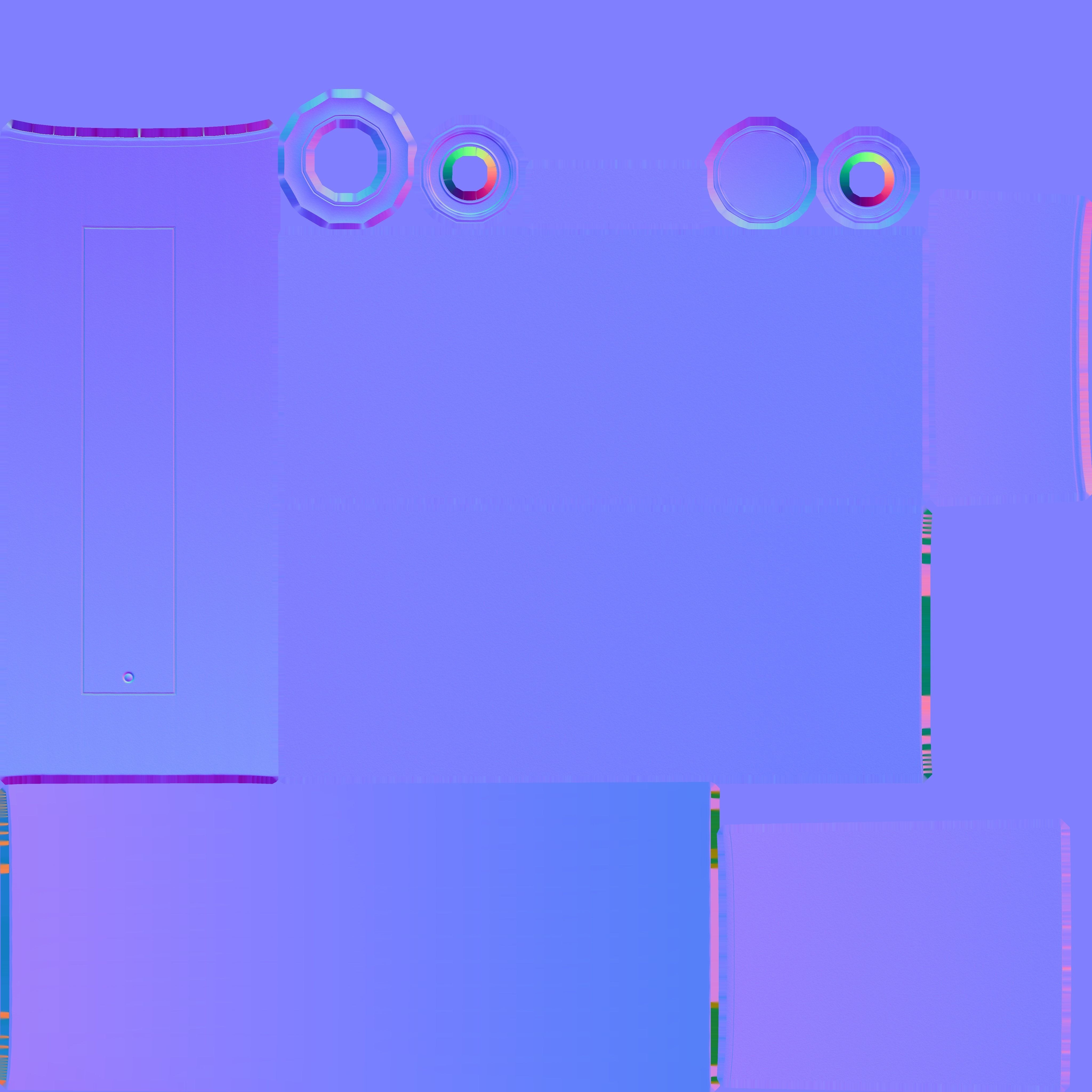 Street Light 10 Basic Low-Poly 390mm Low-poly 3D model_102