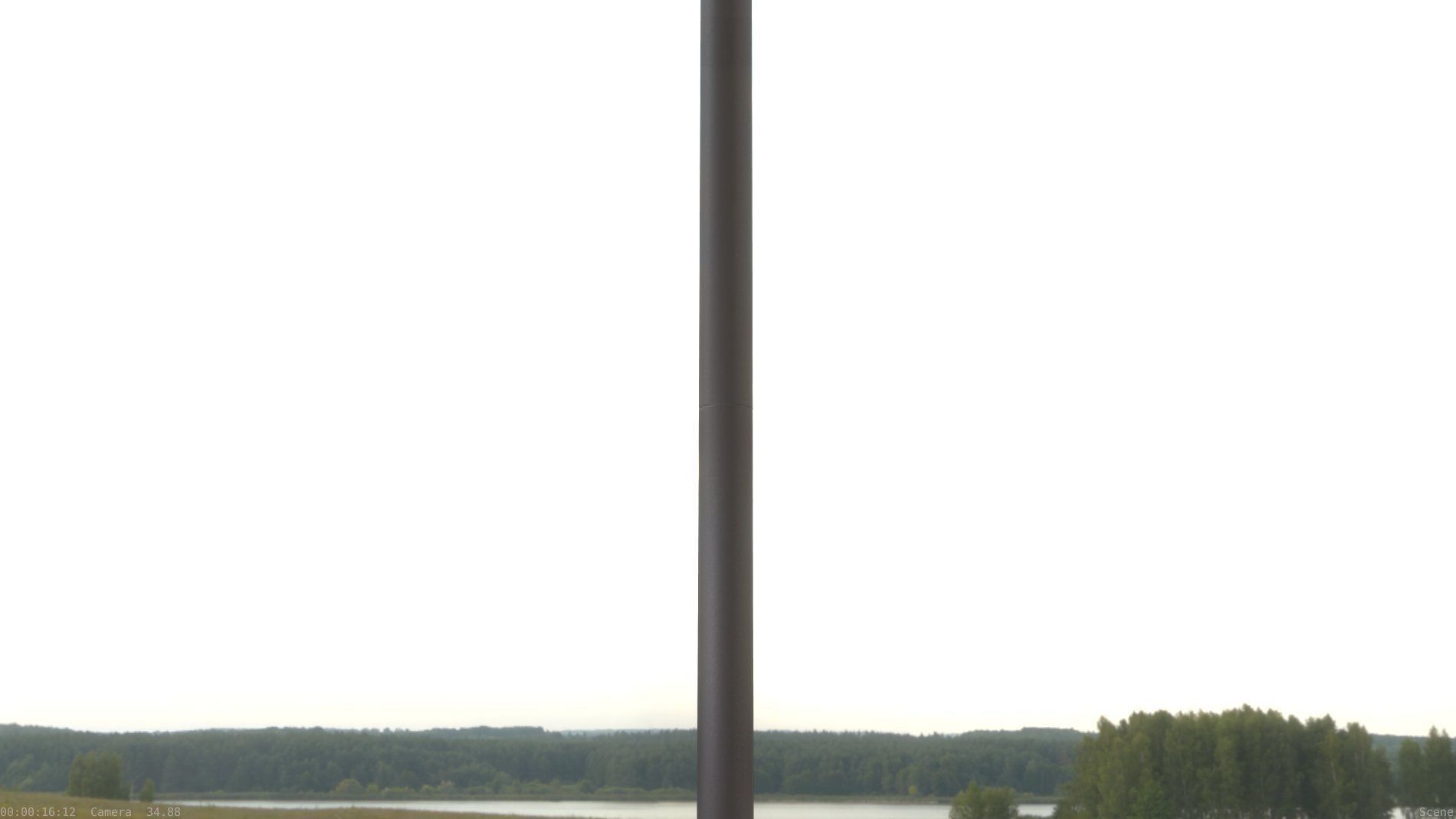 Street Light 10 Basic Low-Poly 535mm Low-poly 3D model_98