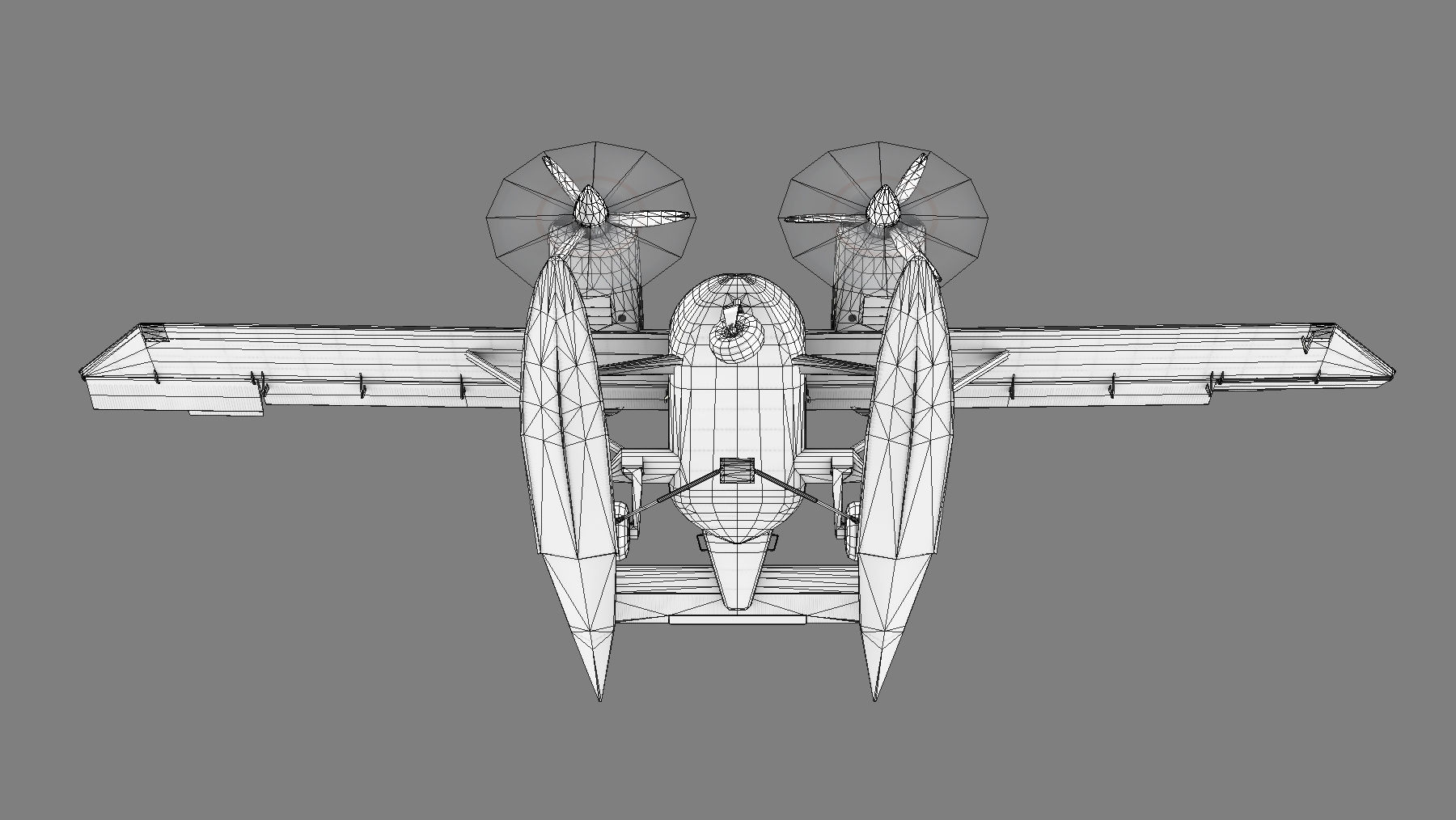 Accord-201 Floatsplane Discovery Livery Low-poly 3D model_37