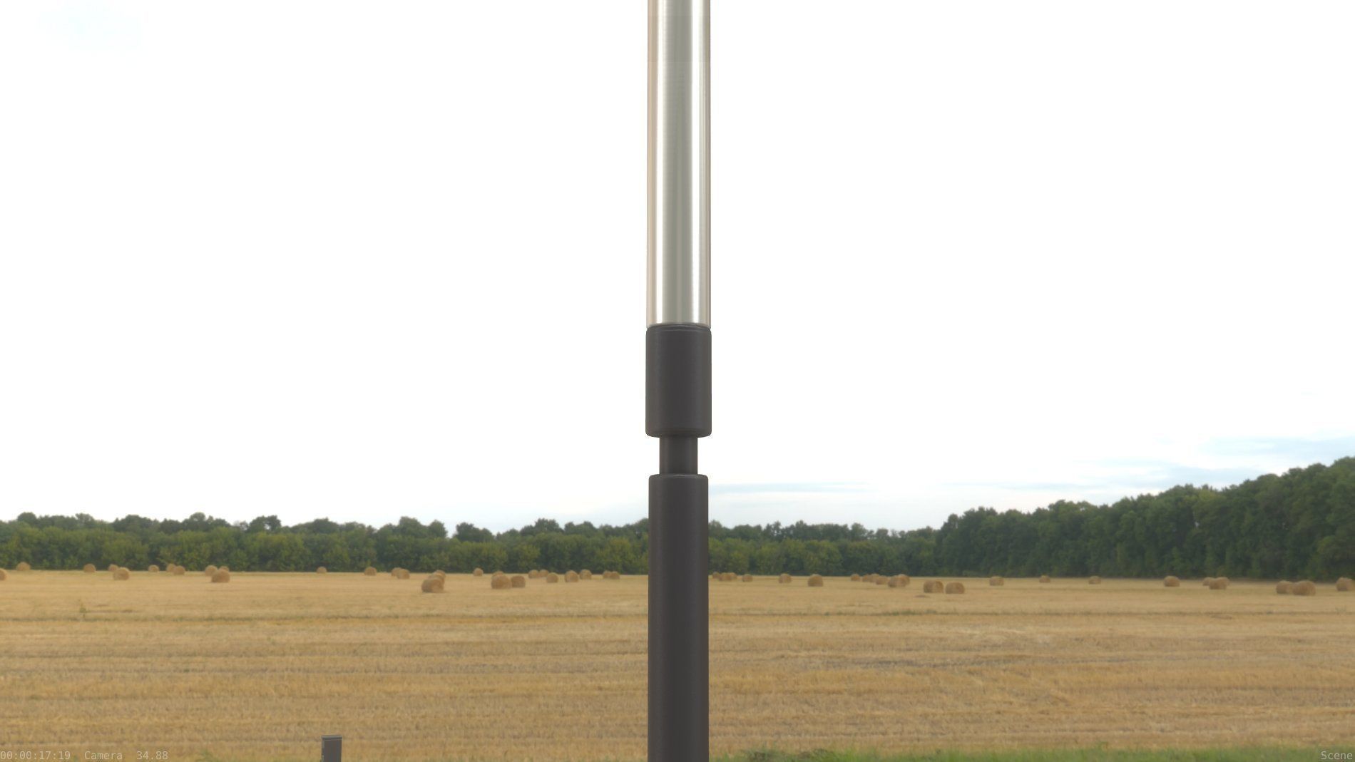 Street Light 10 Basic Low-Poly 600mm Low-poly 3D model_31