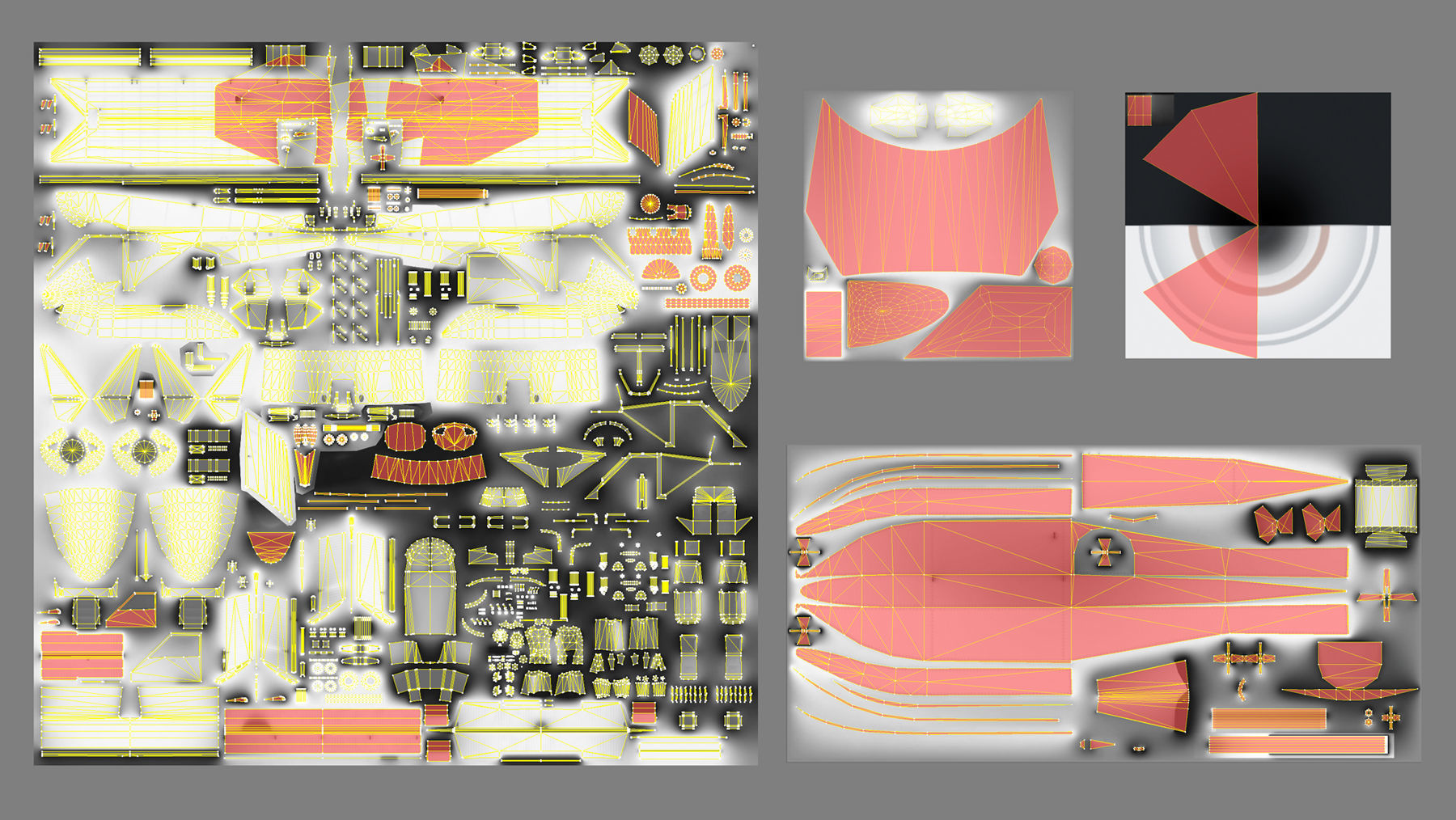 Accord-201 Floatsplane BlackGoldLines Livery Low-poly 3D model_40