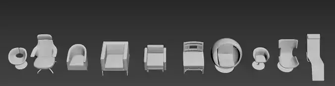 10 Armchairs package 1