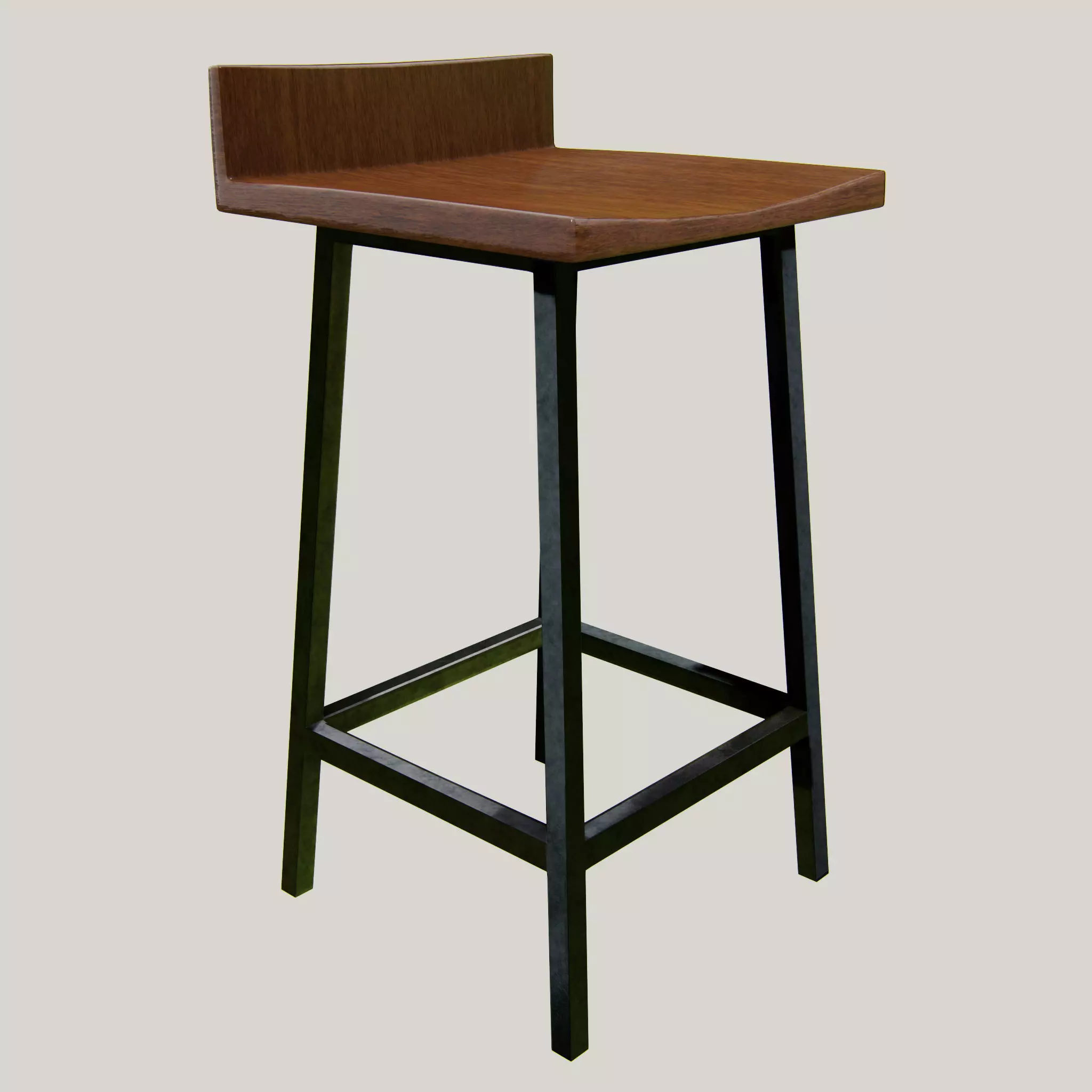 Counter Stool Free 3D model