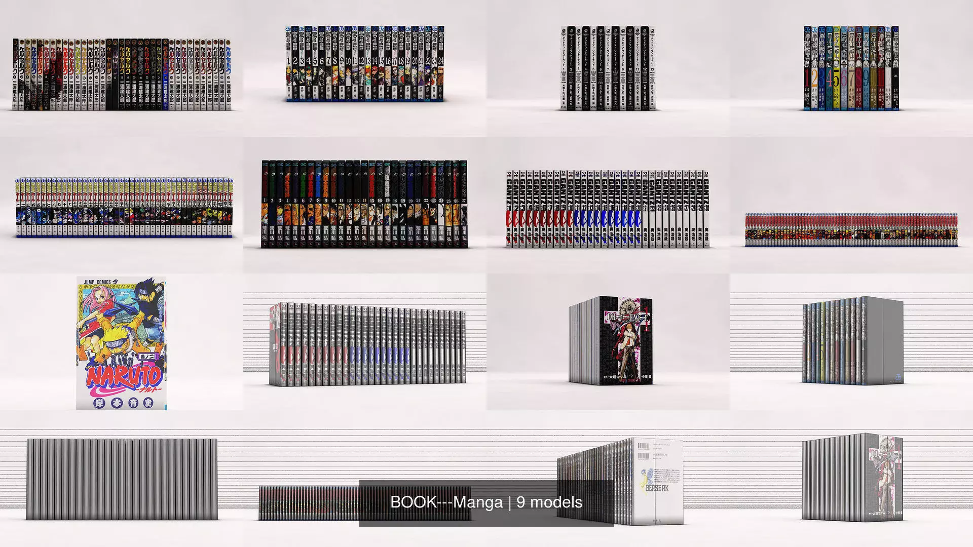 BOOK---Manga star wars force awakens cd box set 3D Model Collection_1