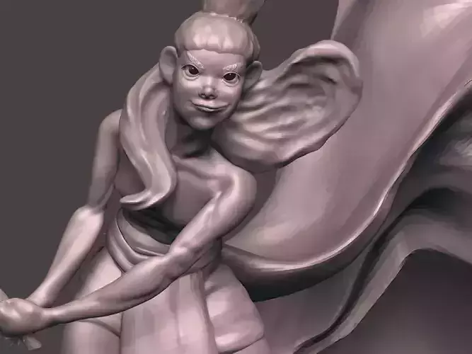 pose Ellis Free low-poly 3D model