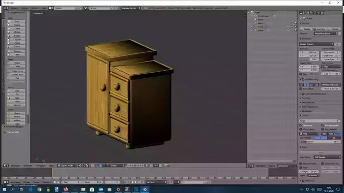 closet wooden cabinet