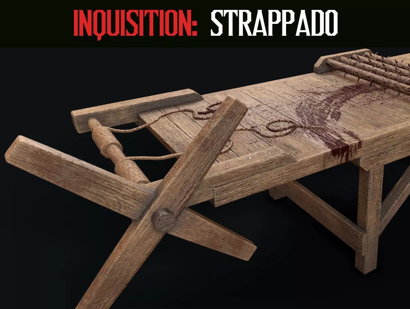 Inquisition - Strappado Low-poly 3D model