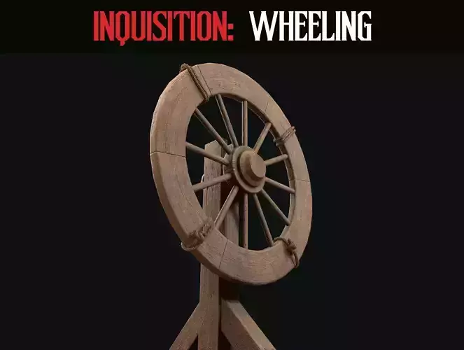Inquisition - Wheeling Low-poly 3D model