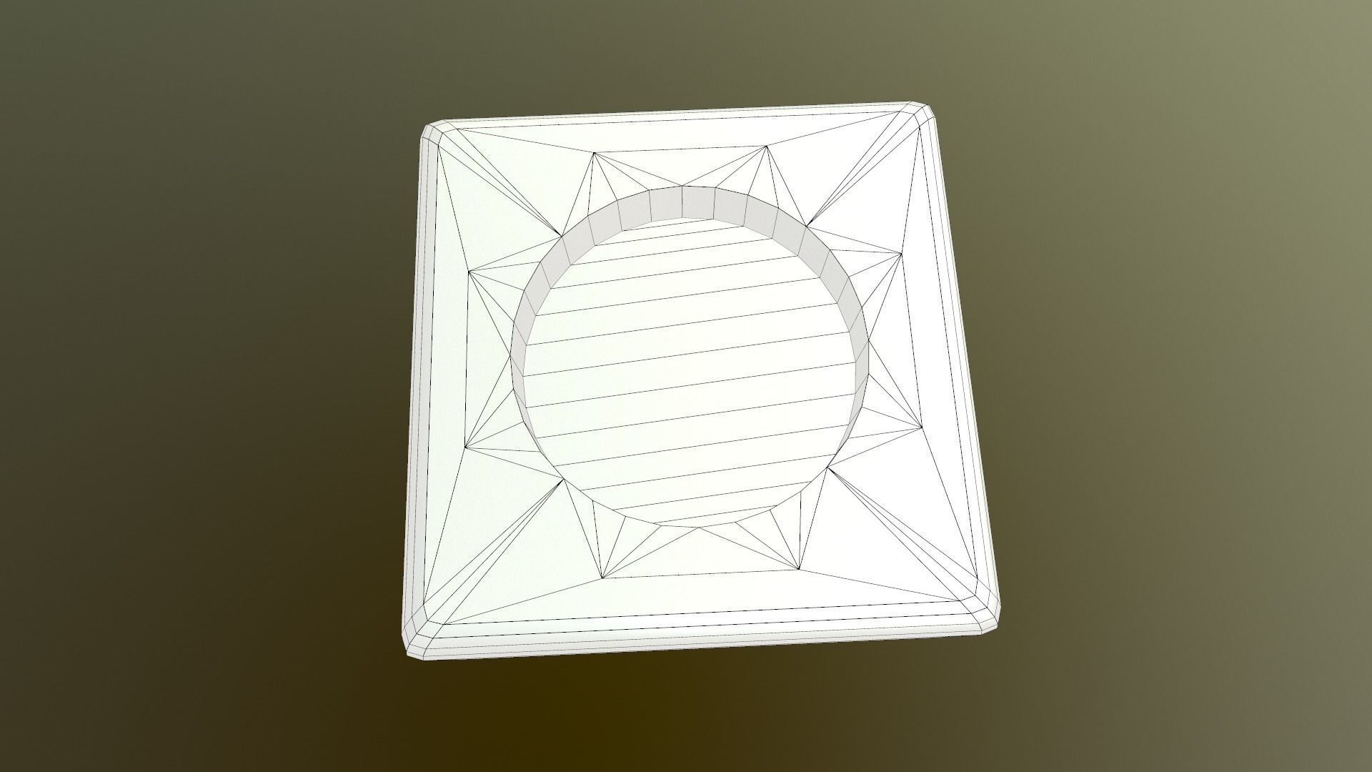 Electrical Outlet Low-poly 3D model_31
