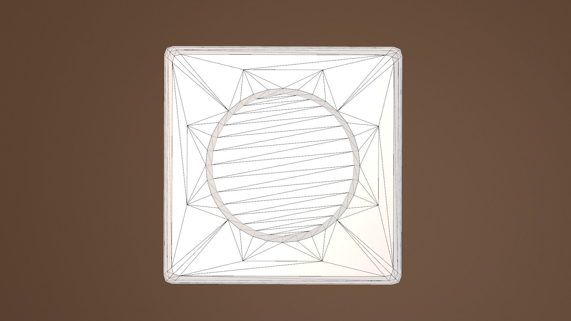 Electrical Outlet Low-poly 3D model_43