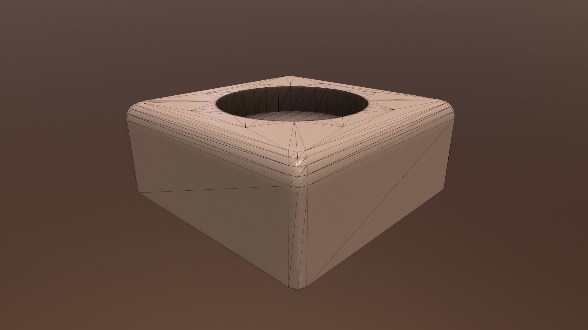Electrical Outlet Low-poly 3D model_37
