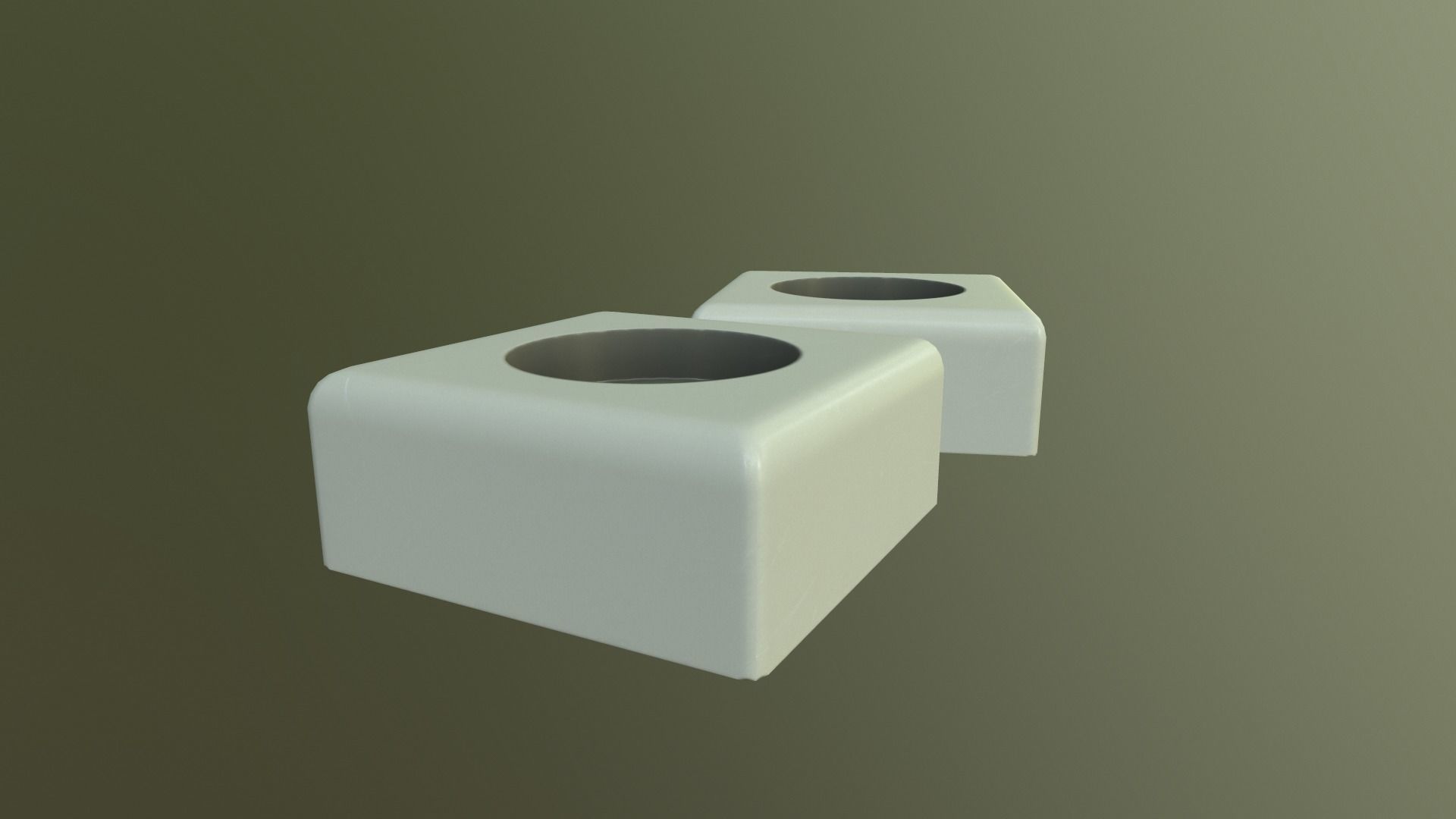 Electrical Outlet Low-poly 3D model_14
