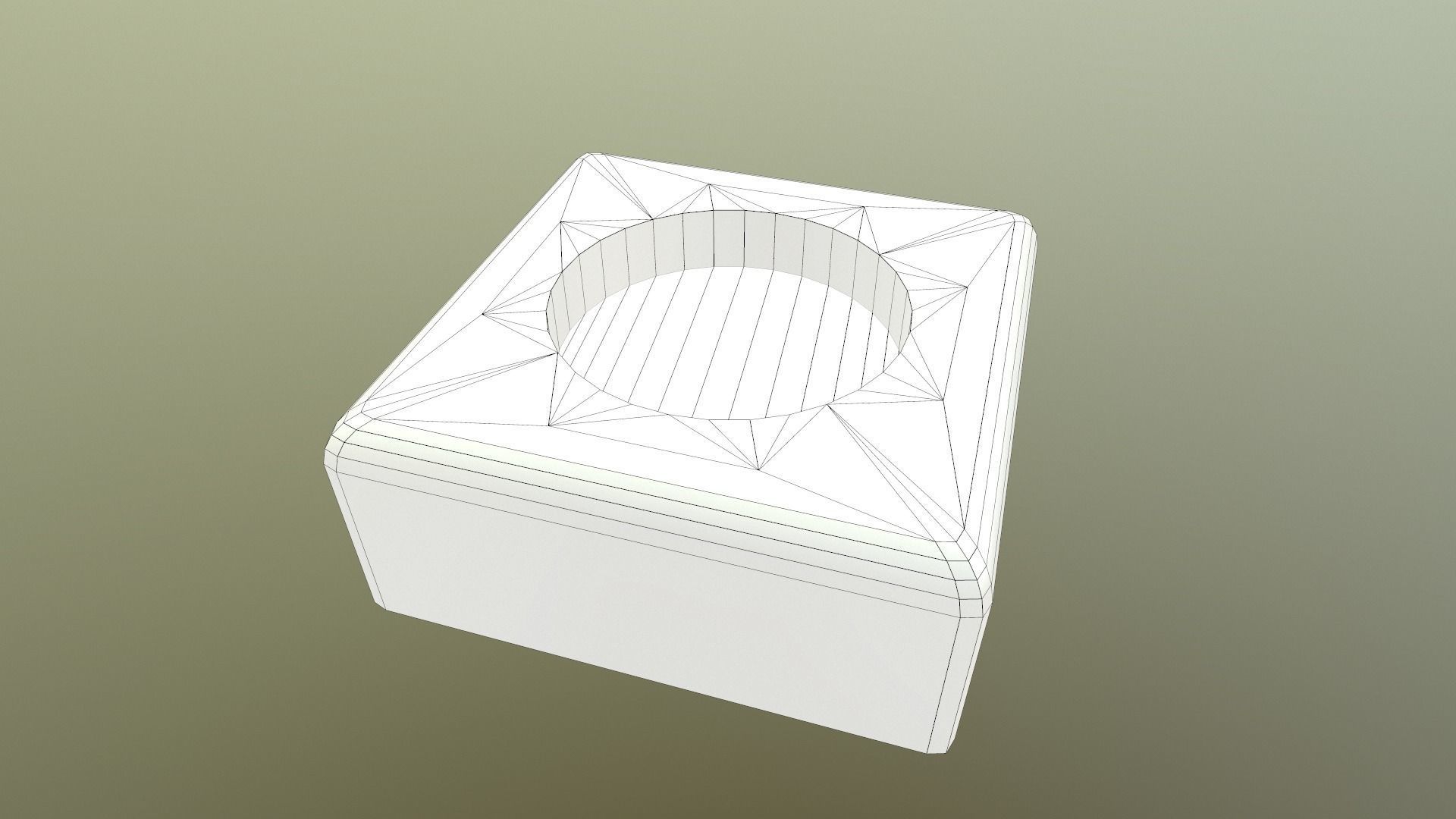 Electrical Outlet Low-poly 3D model_32
