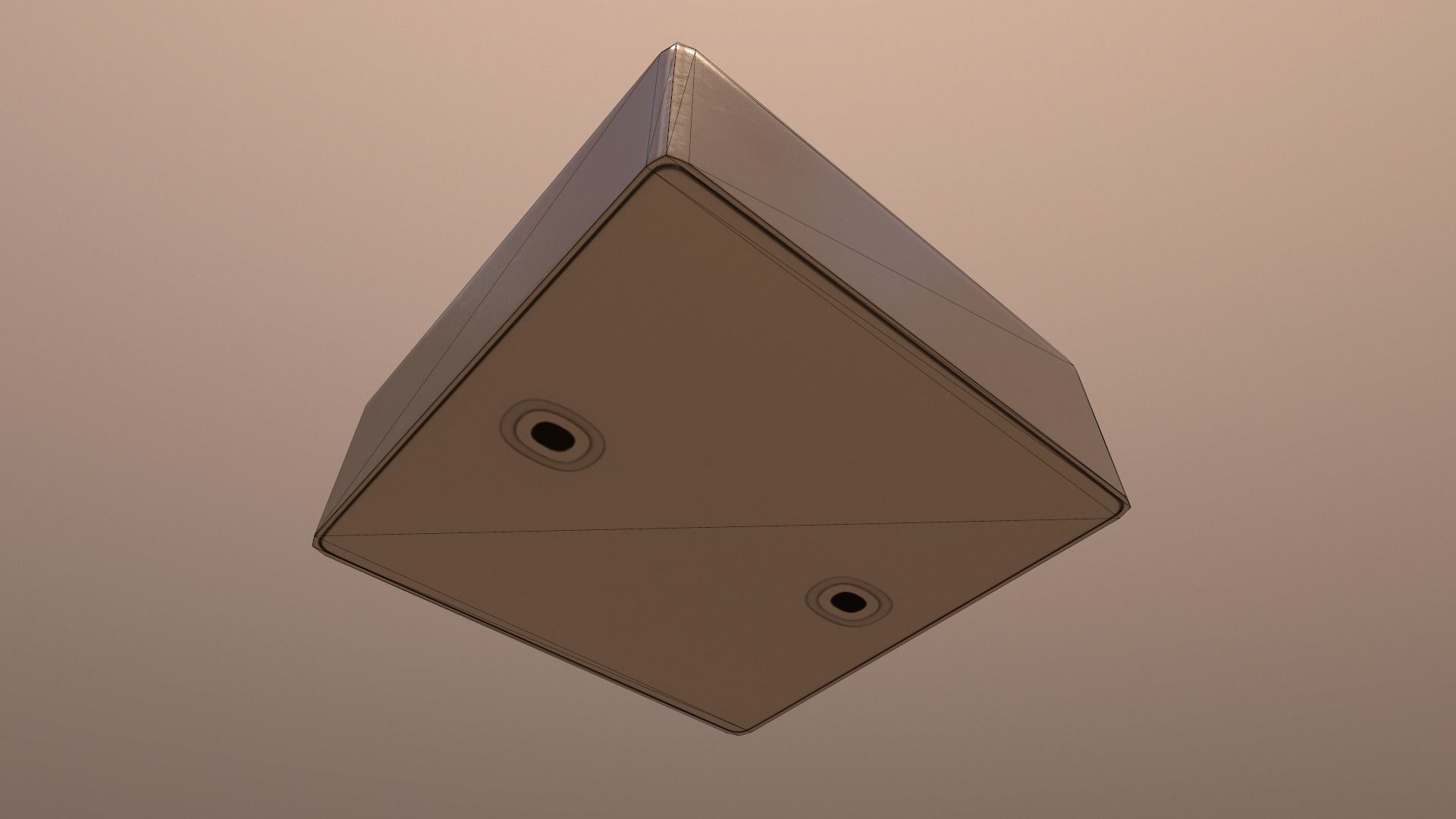 Electrical Outlet Low-poly 3D model_38