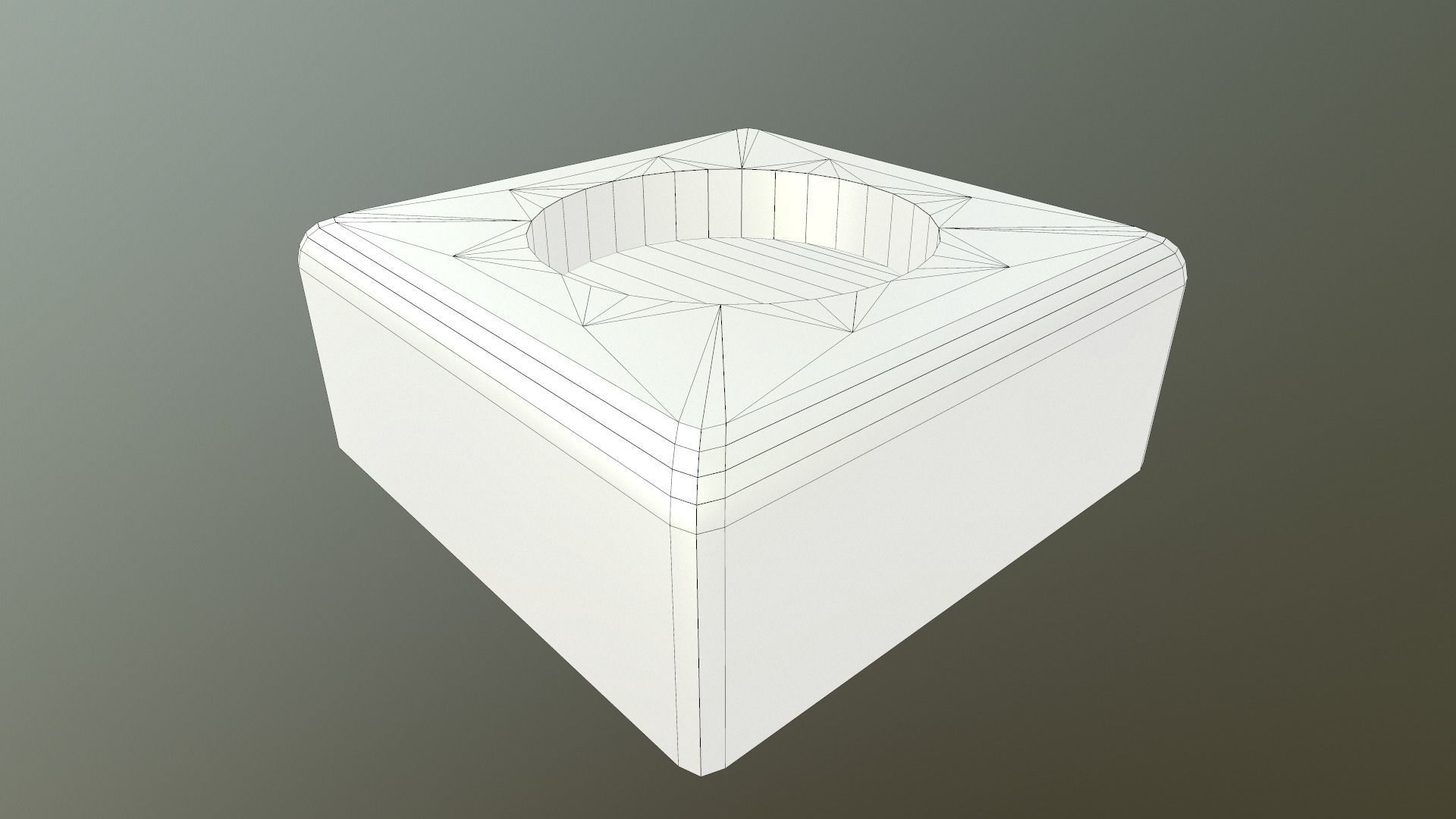 Electrical Outlet Low-poly 3D model_35