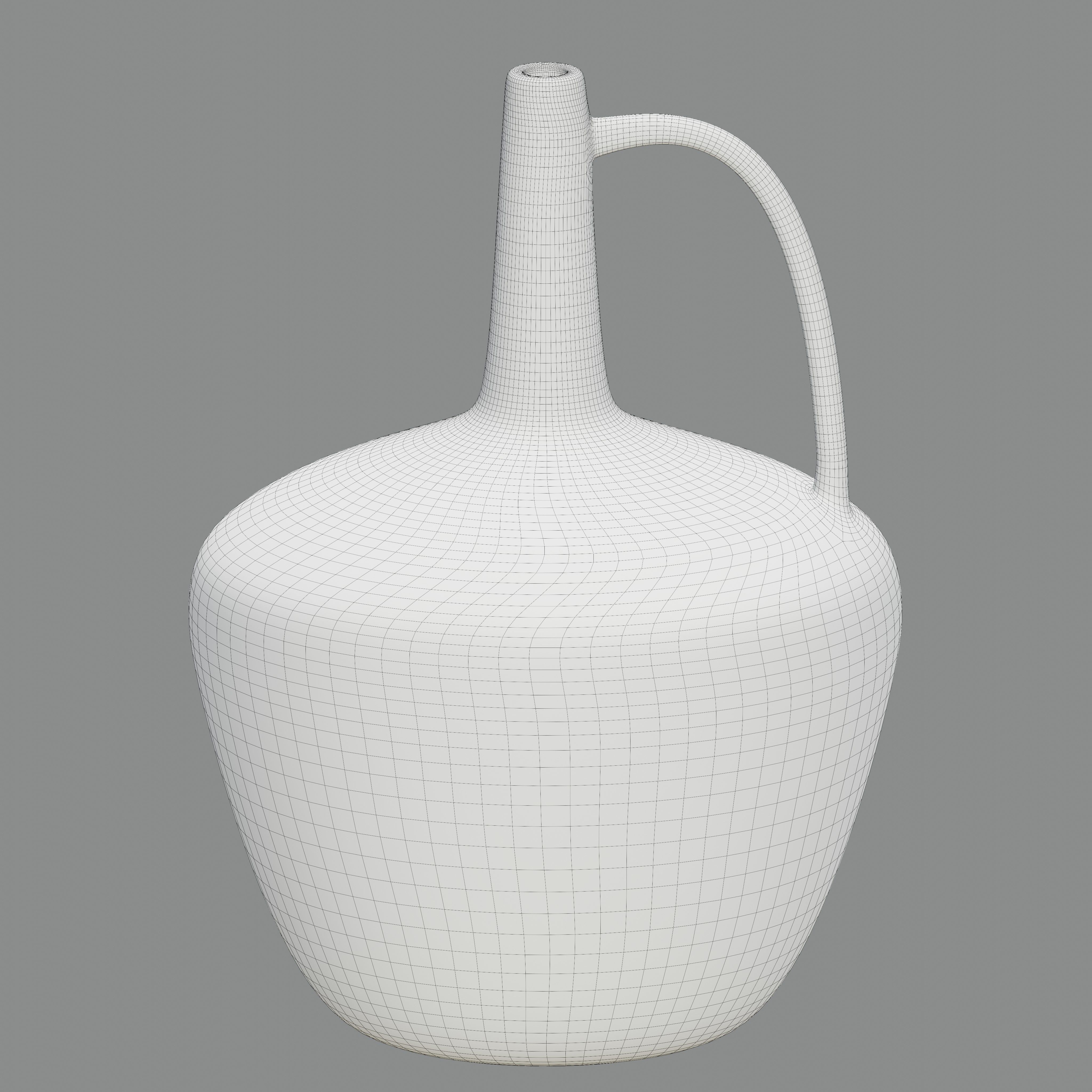 Old jug 02 3D model_4