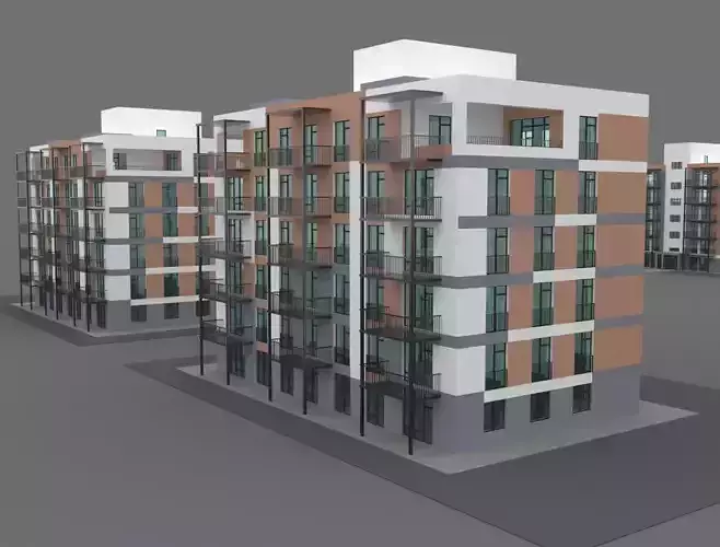 Residential Complex 3D model