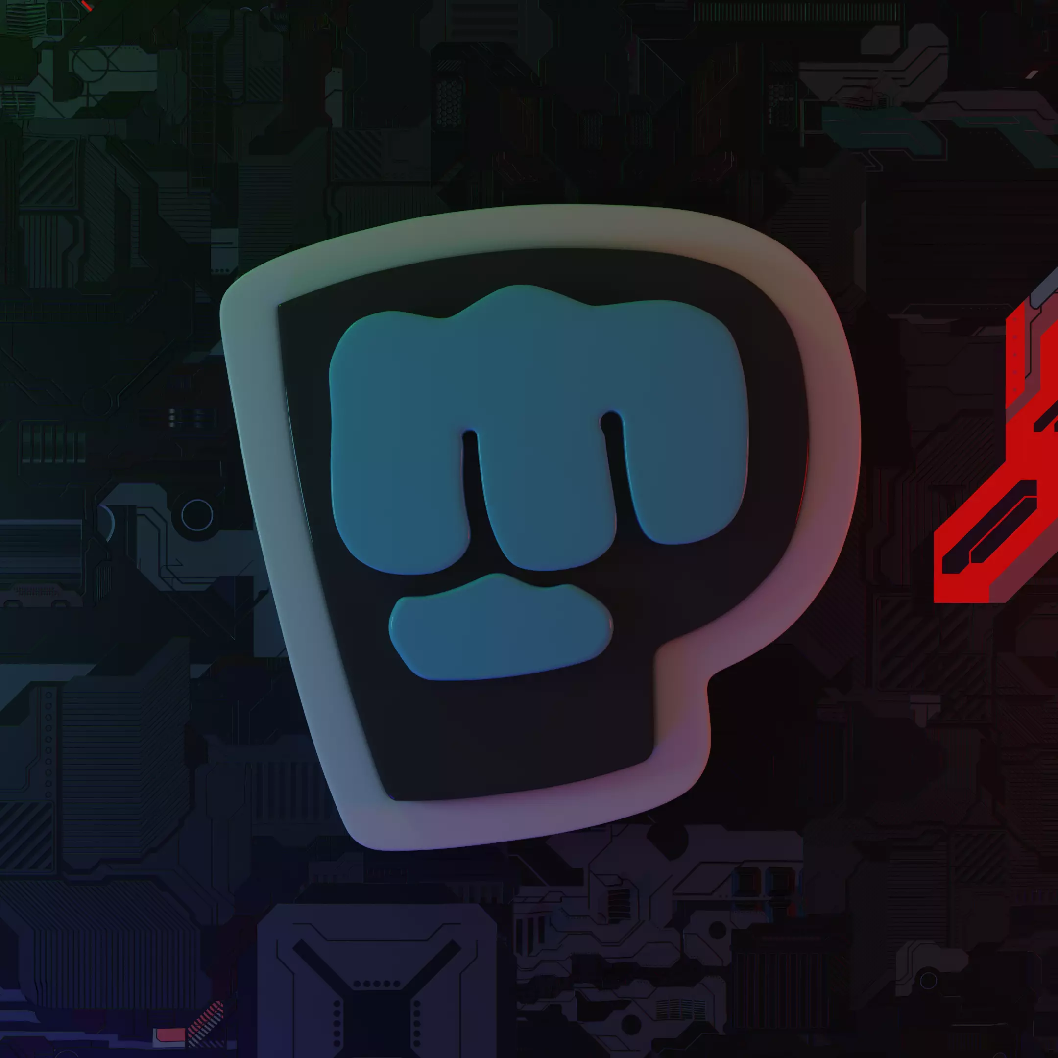 pewdiepie Logo Free 3D model_0