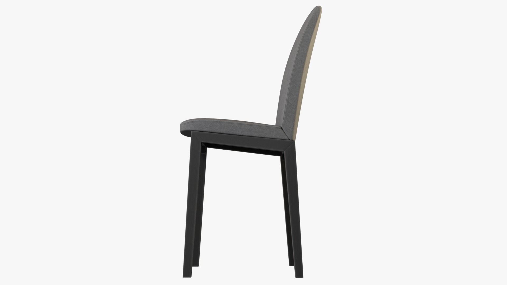 Simple modern chair Free 3D model_6