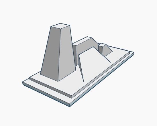 Geometric Scene  3D print model_2