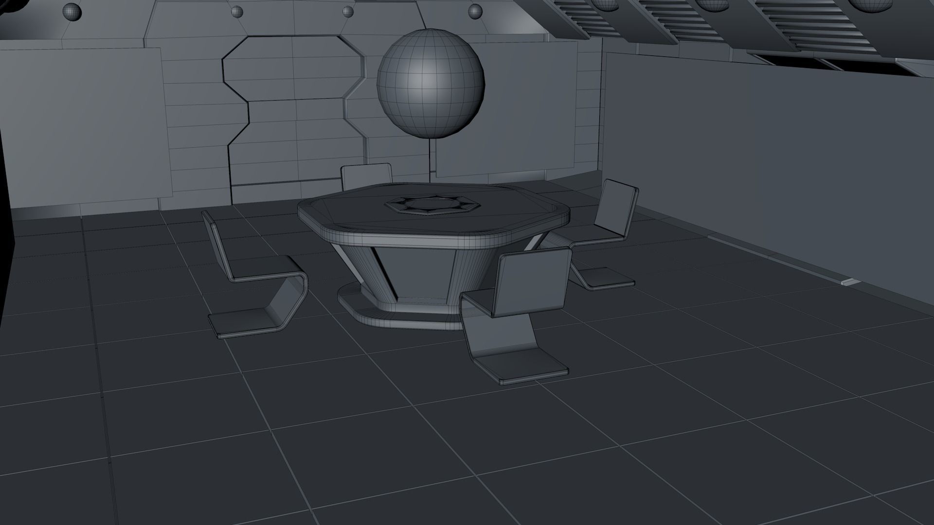 Sci Fi Interior 3D model_8