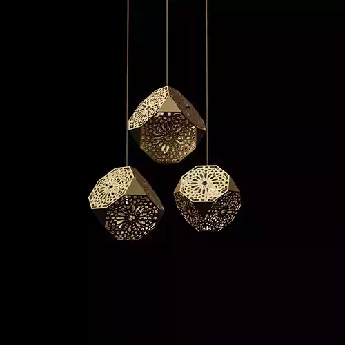 luster   decorated with it geometric decoration