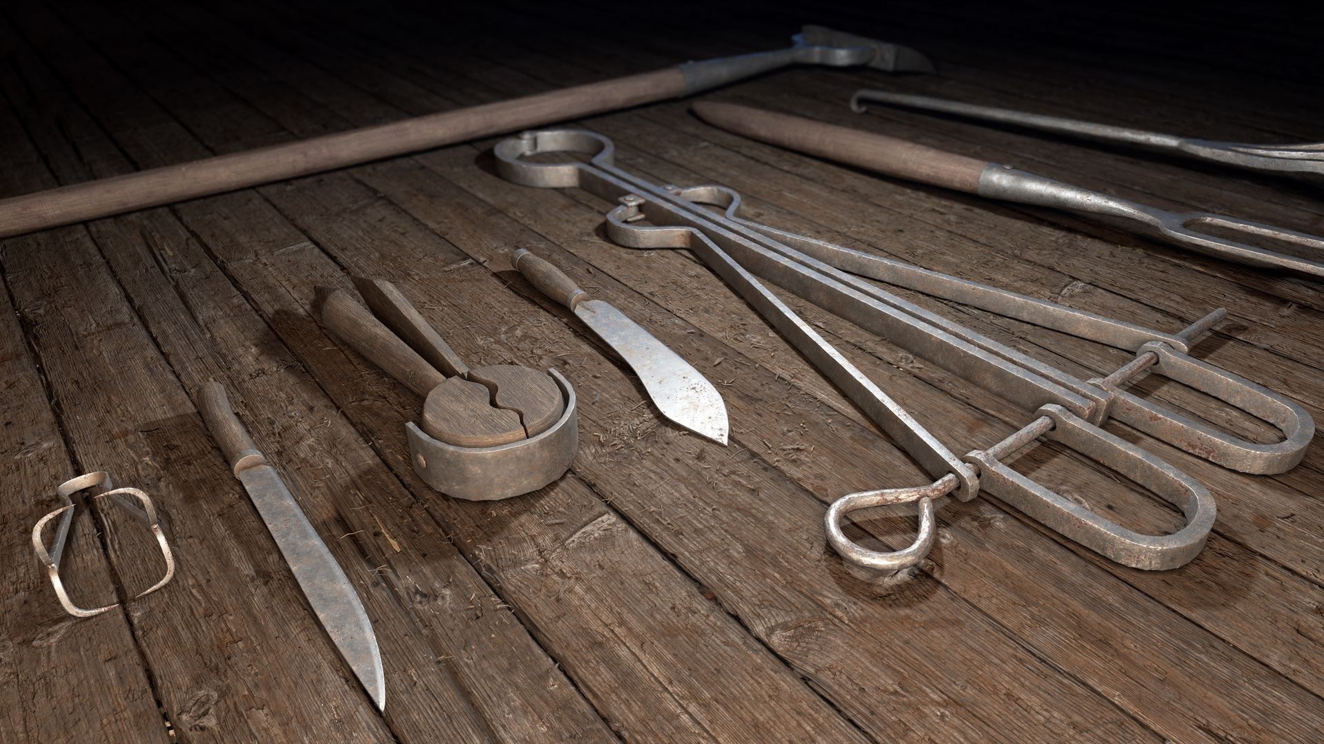 Inquisition - Tools Low-poly 3D model_7