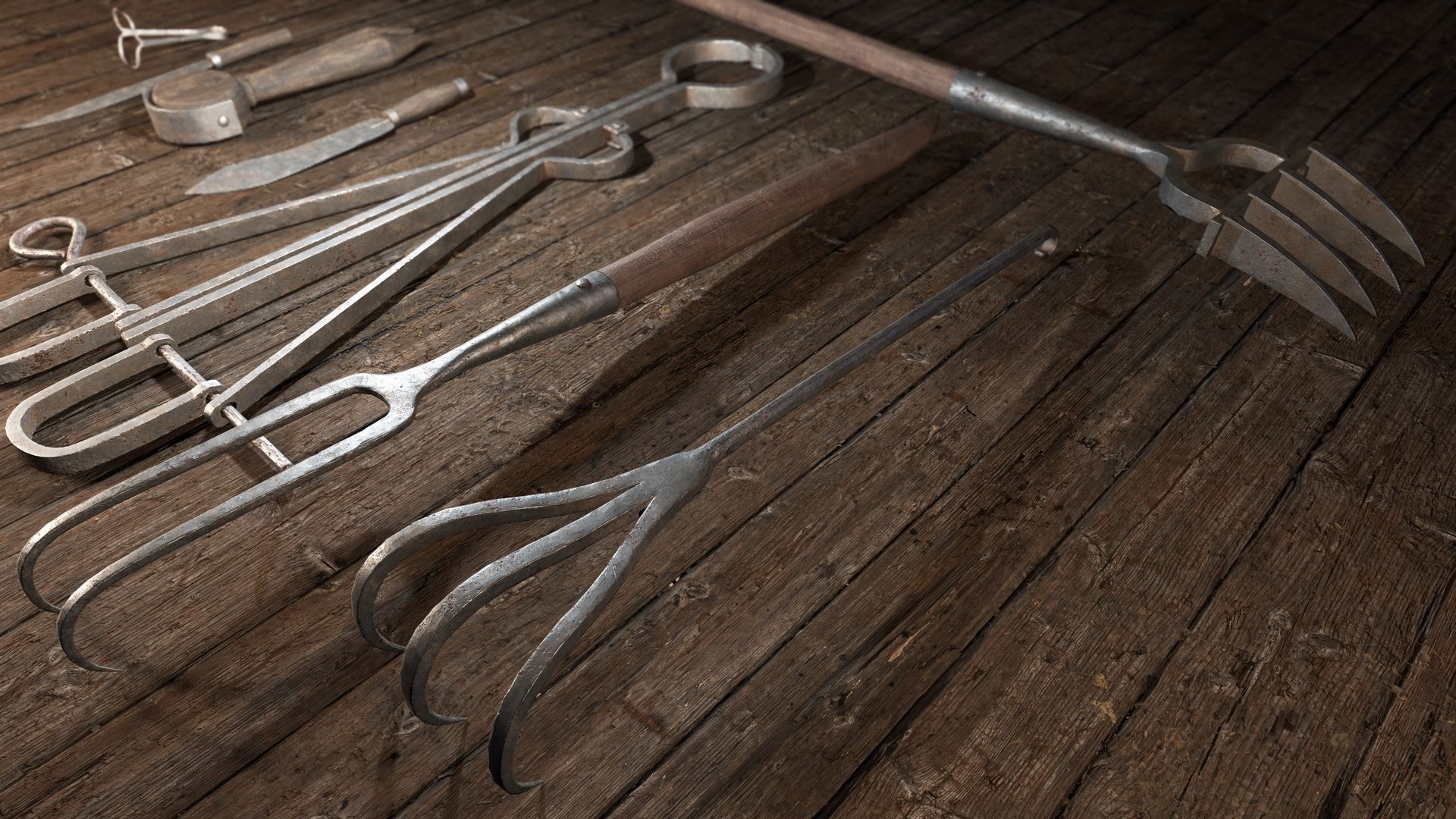 Inquisition - Tools Low-poly 3D model_9