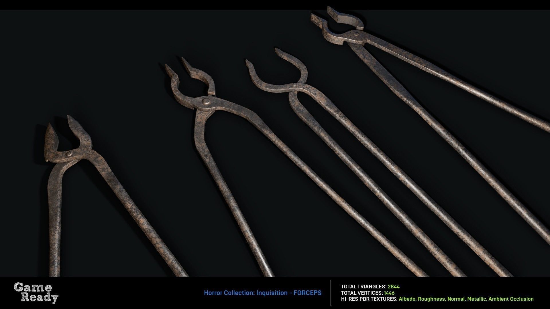 Inquisition - Tools Low-poly 3D model_1